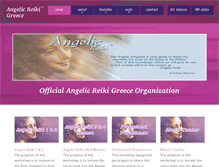 Tablet Screenshot of angelicreikigreece.com